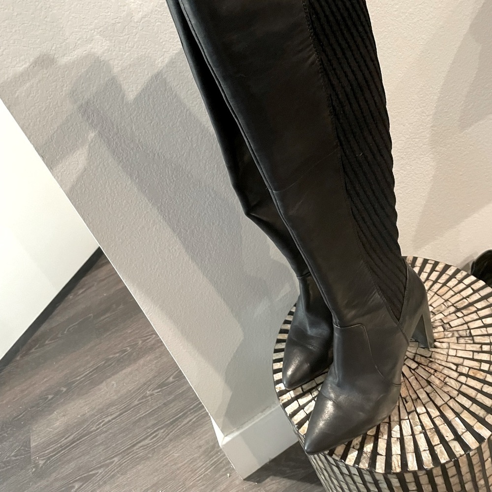 Vince Camuto leather over-the-knee boots